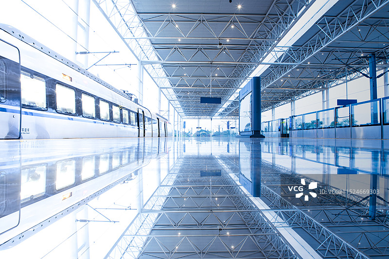 高铁站台图片素材