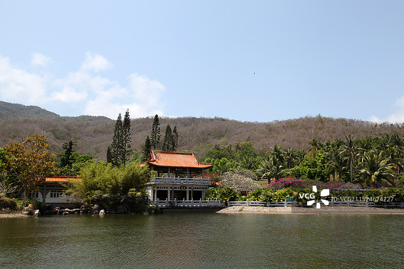 海南三亚南山寺图片素材