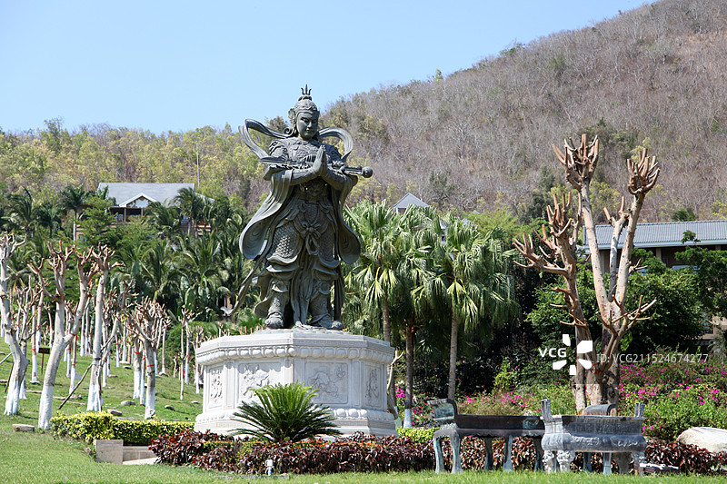 海南三亚南山寺图片素材