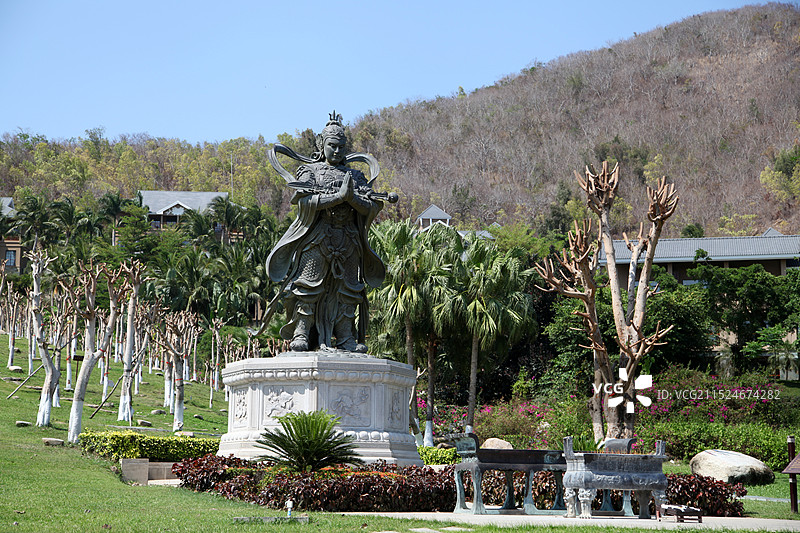 海南三亚南山寺图片素材