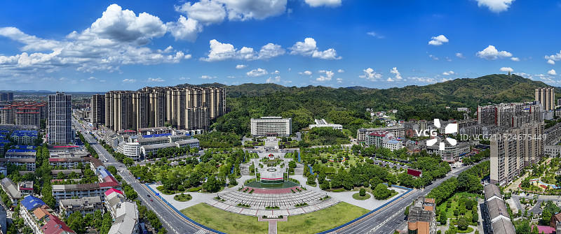 湖南 桃江县 金盆广场图片素材