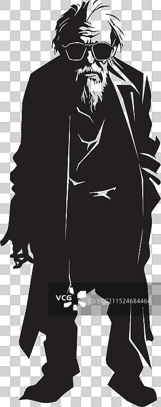 带有光谱赛尔黑色Logo设计图片素材