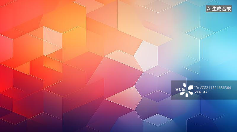 【AI数字艺术】彩色抽象背景的全帧拍摄图片素材