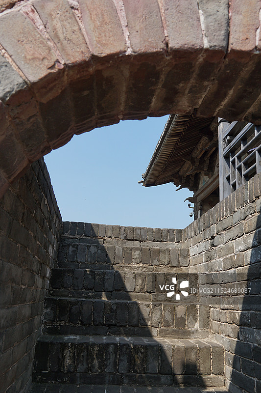 山西晋中平遥古城镇国寺图片素材