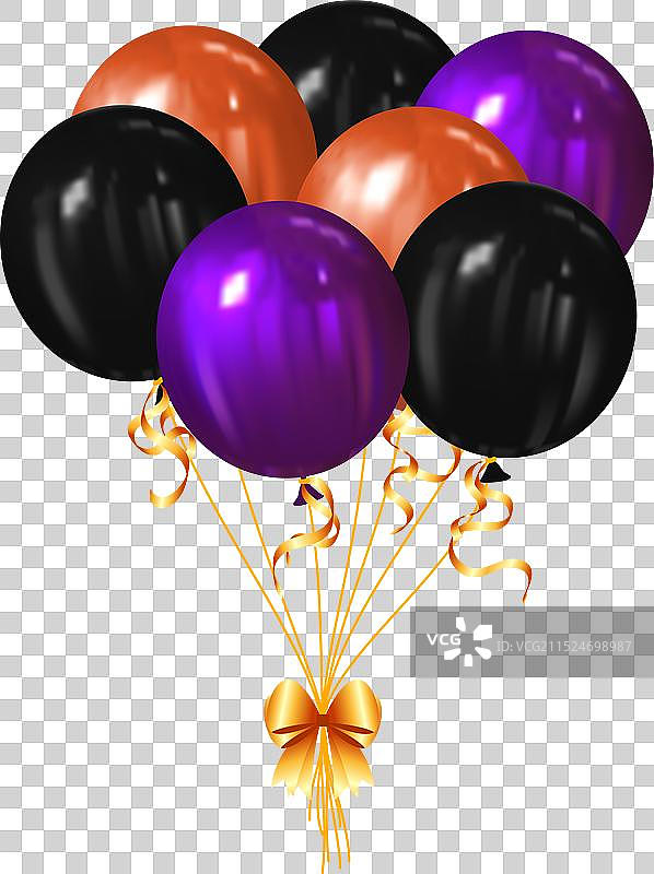 节日派对装饰气球概念图片素材