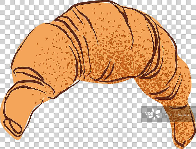 法式羊角面包图片素材