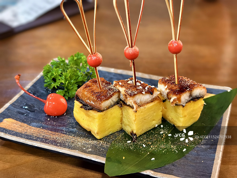 鳗鱼玉子烧图片素材