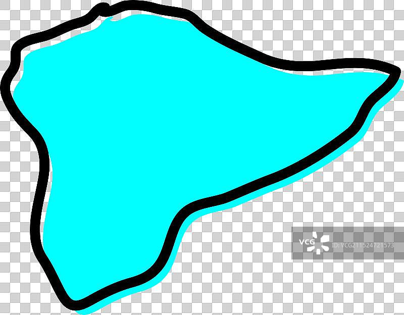 利比亚的黎波里地区地图图片素材