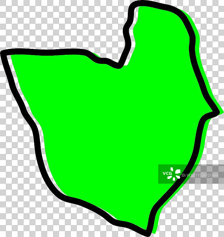 利比亚米苏拉塔地区地图图片素材