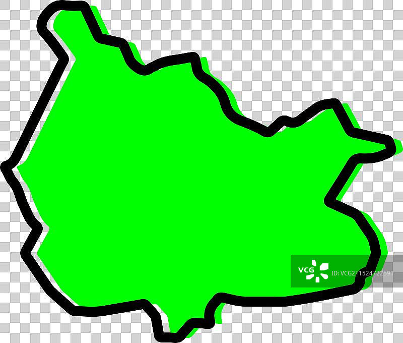 布隆迪穆拉姆维亚省地图图片素材