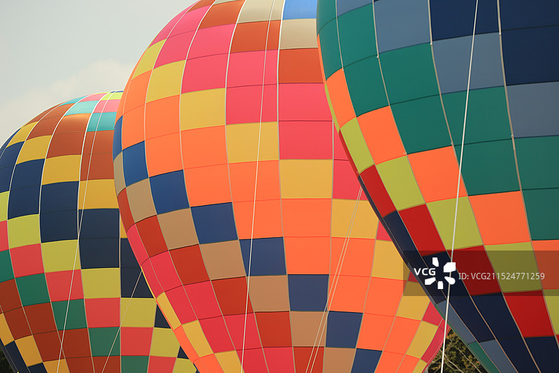 热气球特写图片素材