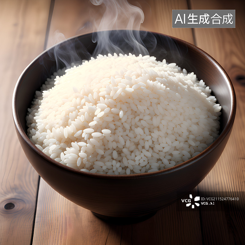 【AI数字艺术】碗里的米饭图片素材