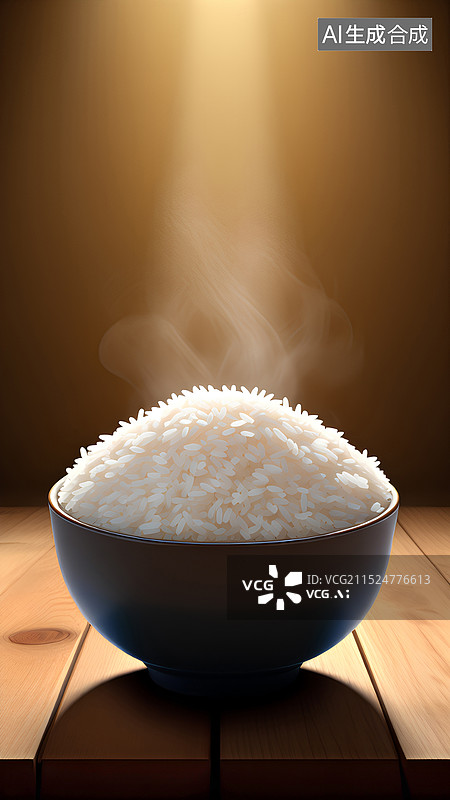 【AI数字艺术】碗里的米饭图片素材