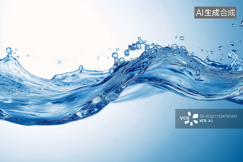 【AI数字艺术】纯净水图片素材