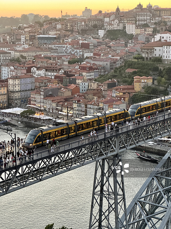 波尔图的日落图片素材