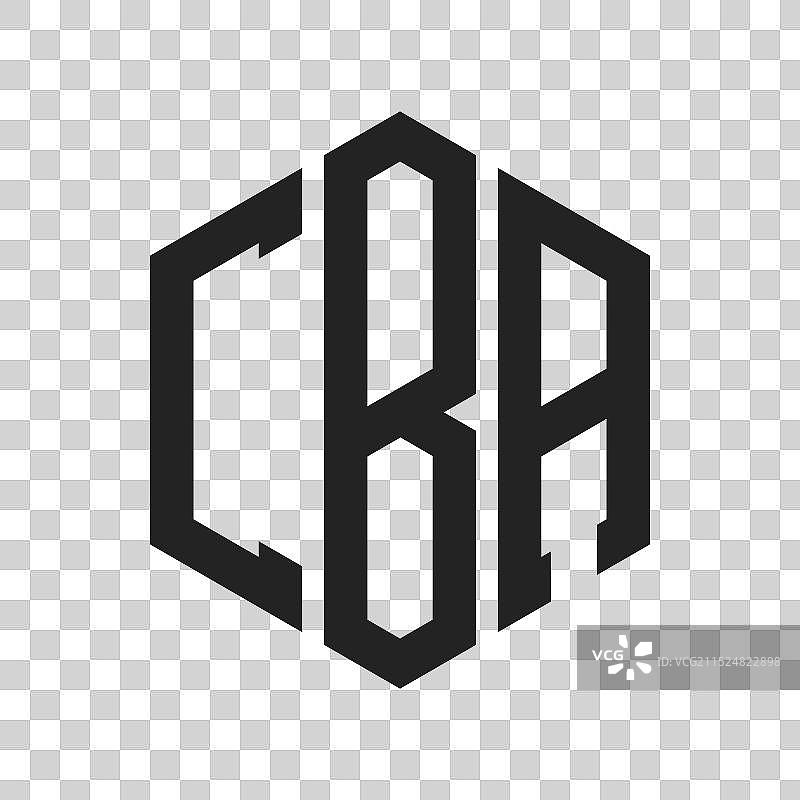 CBA标志设计首字母CBA字母组合标志图片素材