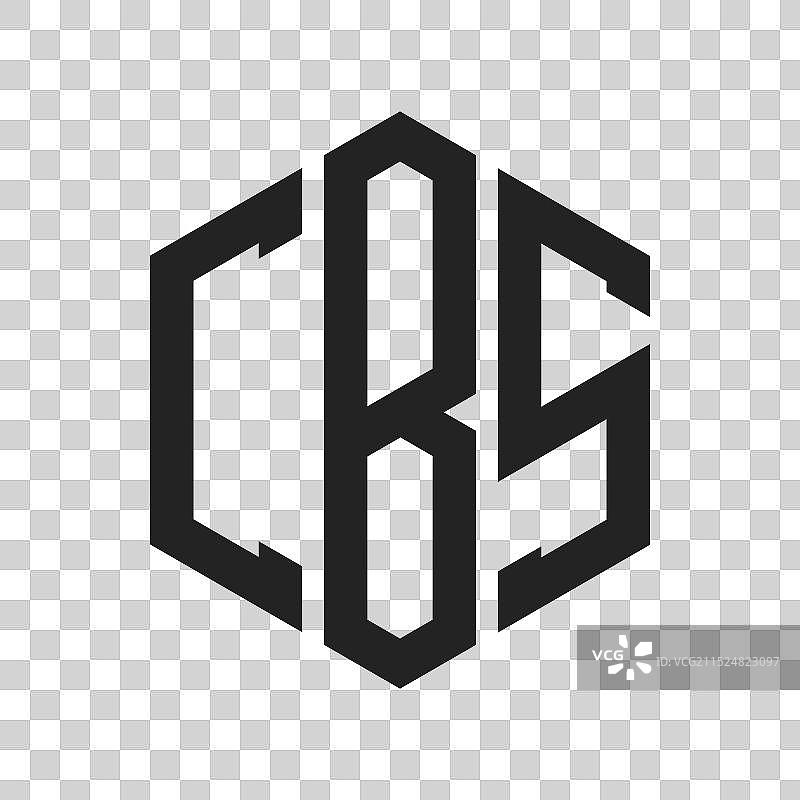 CBS首字母组合Logo设计图片素材