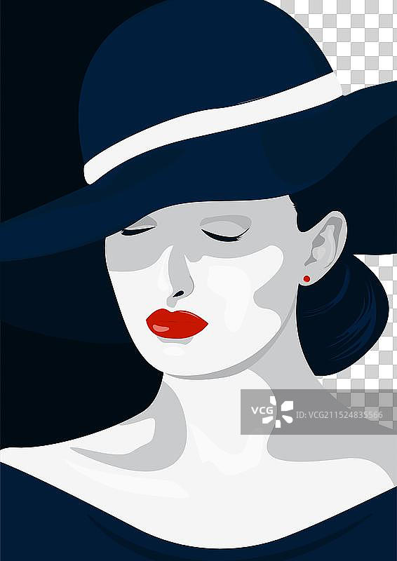 女性特写肖像图片素材