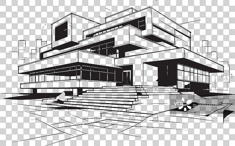 大都市时尚外观设计图标图片素材