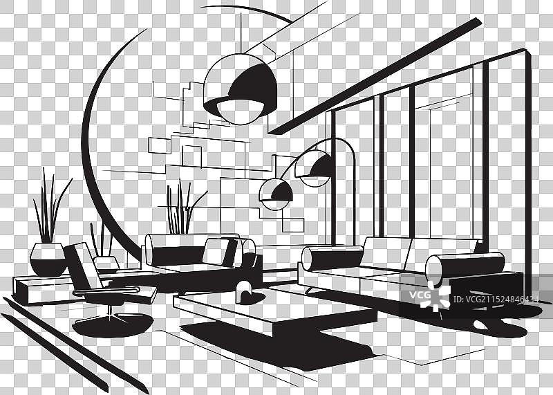 重新定义的都市时尚避风港黑色Logo图标图片素材