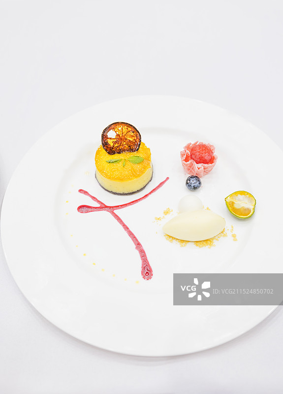 烹饪技能赛上制作的红案白案作品图片素材