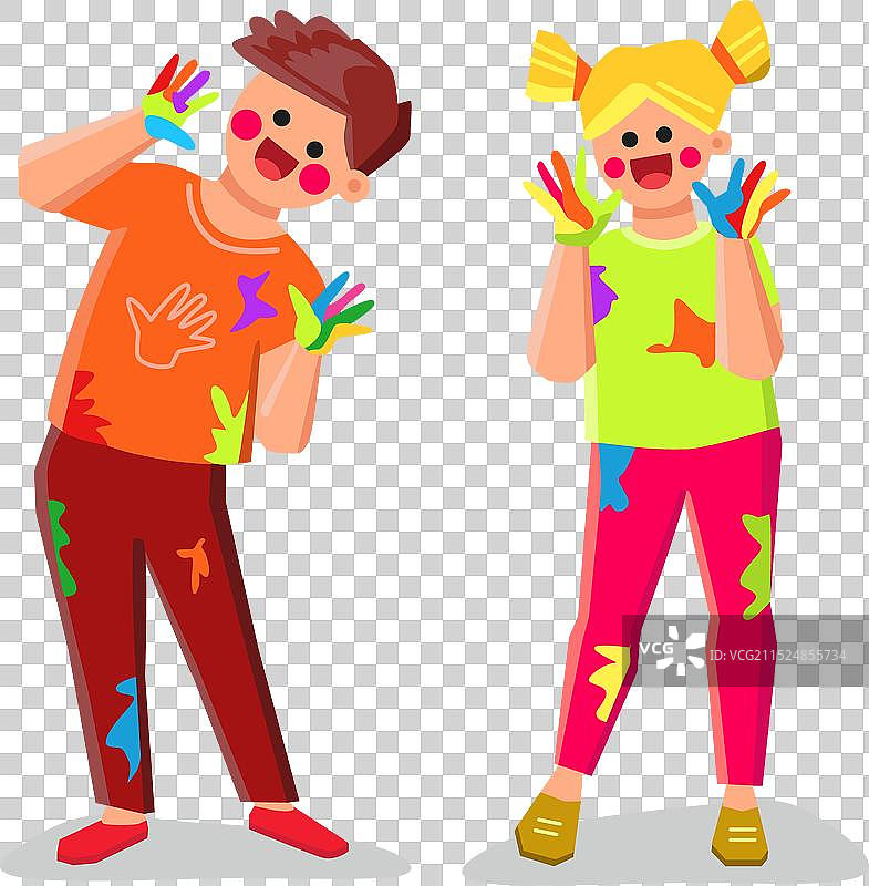 纸质创意儿童工艺品图片素材