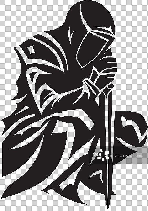 哀悼的军团士兵黑色图标设计图片素材