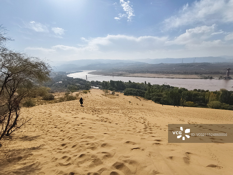 宁夏中卫市沙坡头图片素材