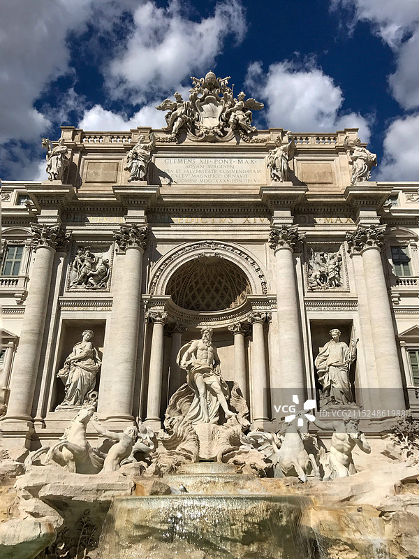 罗马特莱维喷泉图片素材