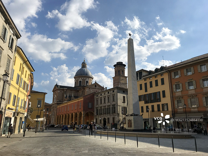 意大利雷焦艾米利亚的街道图片素材