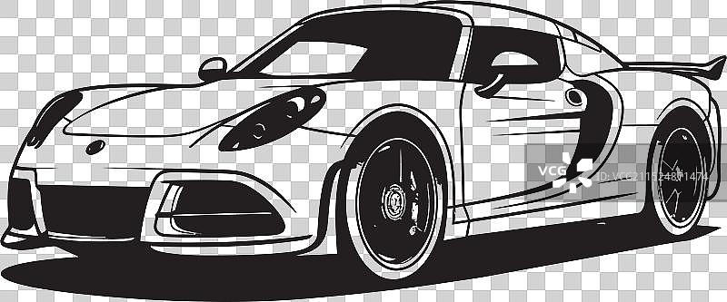 赛日优雅黑色标志性设计图片素材