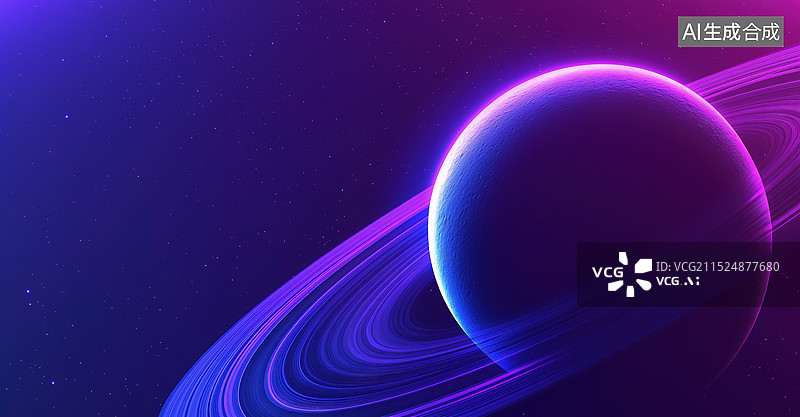 【AI数字艺术】宇宙星球插图图片素材