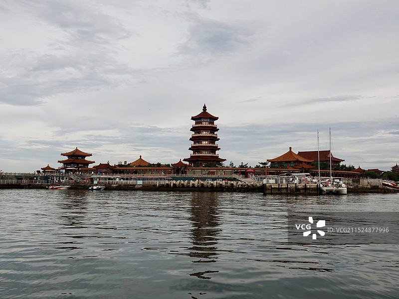 天风海涛蓬莱阁图片素材