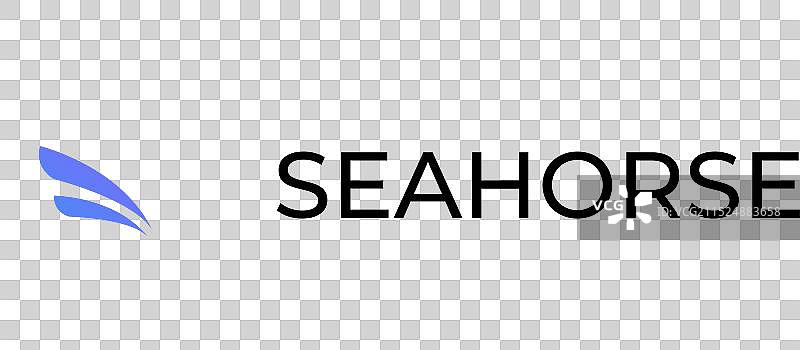 字母S海马模板标志设计图片素材