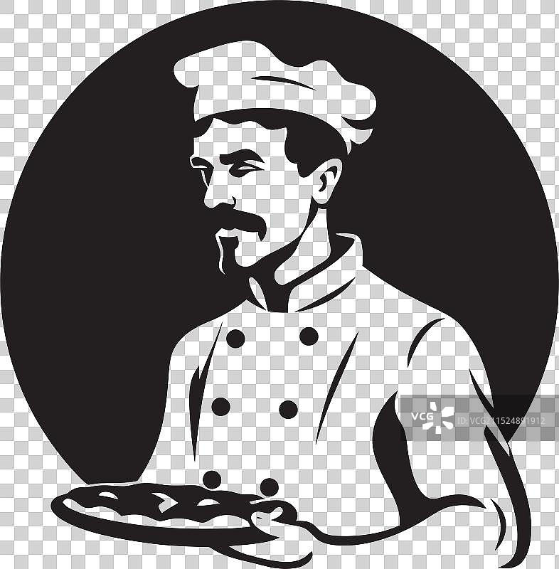 美味品牌的手工风味时尚黑色图标图片素材