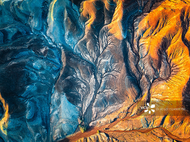 张掖丹霞 大地之树 冰与火之歌图片素材