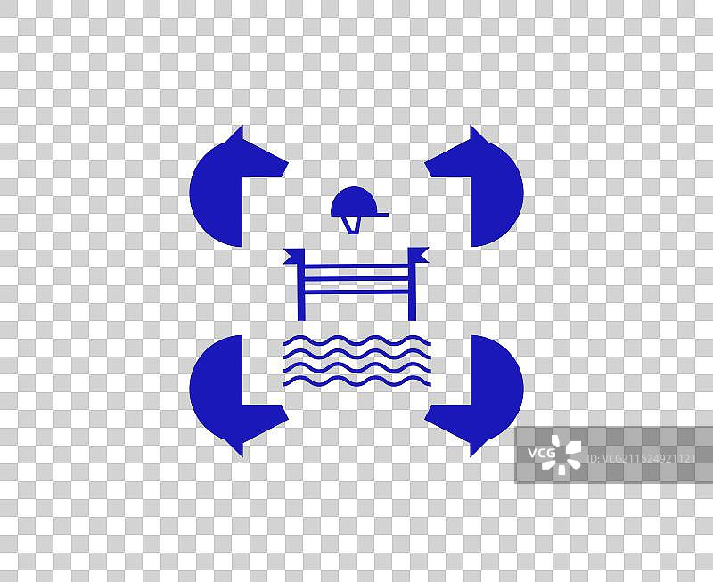 巴黎奥运会三项赛象形图图片素材