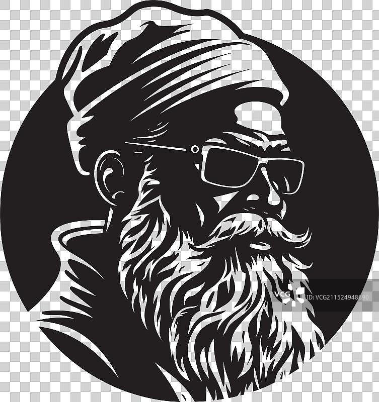 圣诞老人的雪橇铃声图片素材