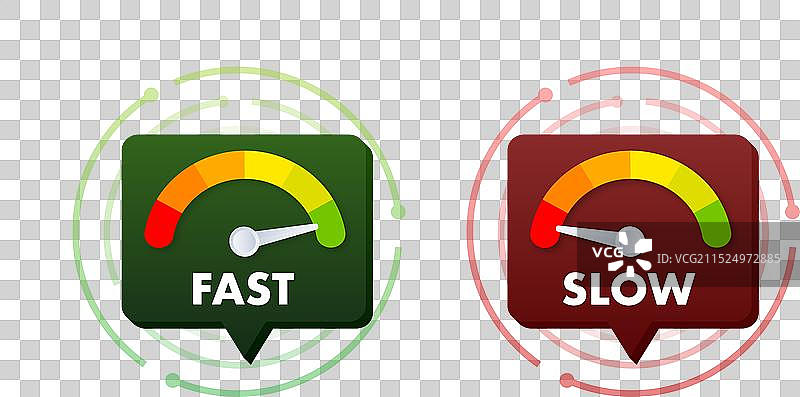 显示快速网络速度测试指标图片素材