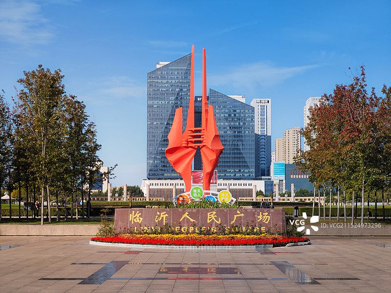 临沂人民广场图片素材