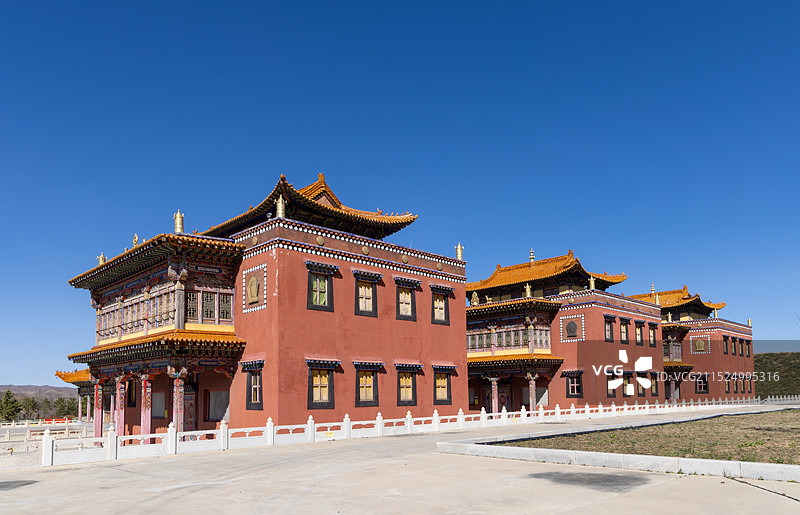 呼和浩特尊胜寺、藏传佛教图片素材