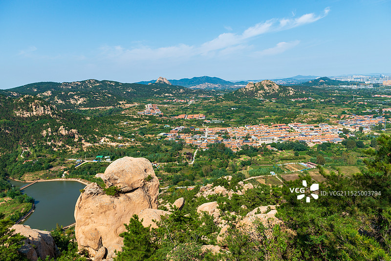 青岛即墨鹤山风景区图片素材