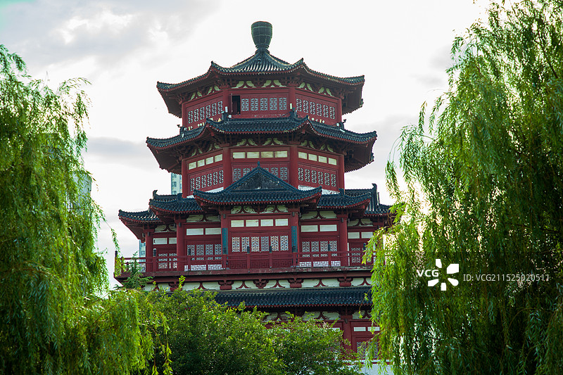 济宁南池景区图片素材