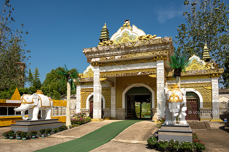 象山影视城印度风格建筑图片素材