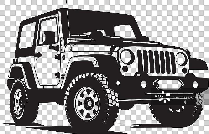 吉普牧马人硬派美学图片素材