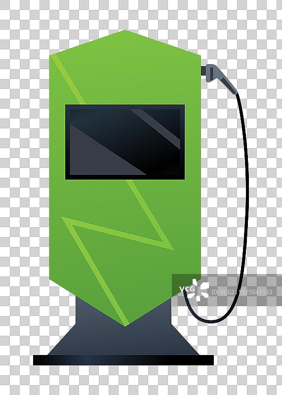 汽车充电器图标，电动汽车充电站图片素材