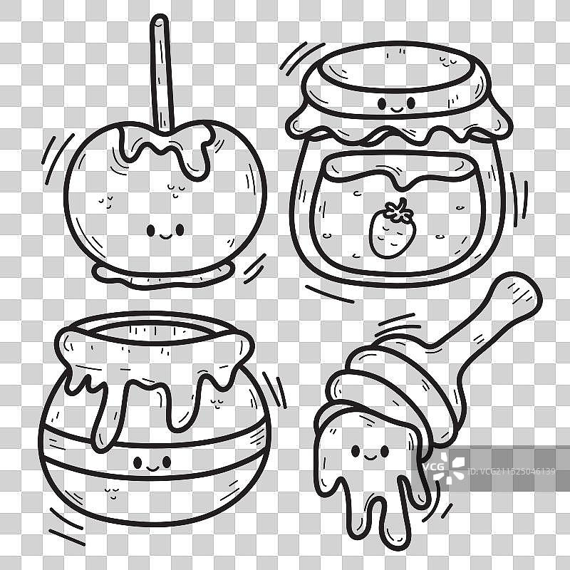 儿童涂色画图片素材