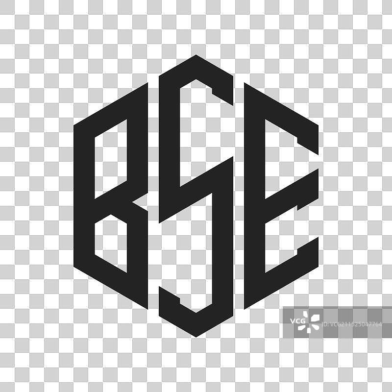 BSE logo设计首字母BSE字母组合logo图片素材
