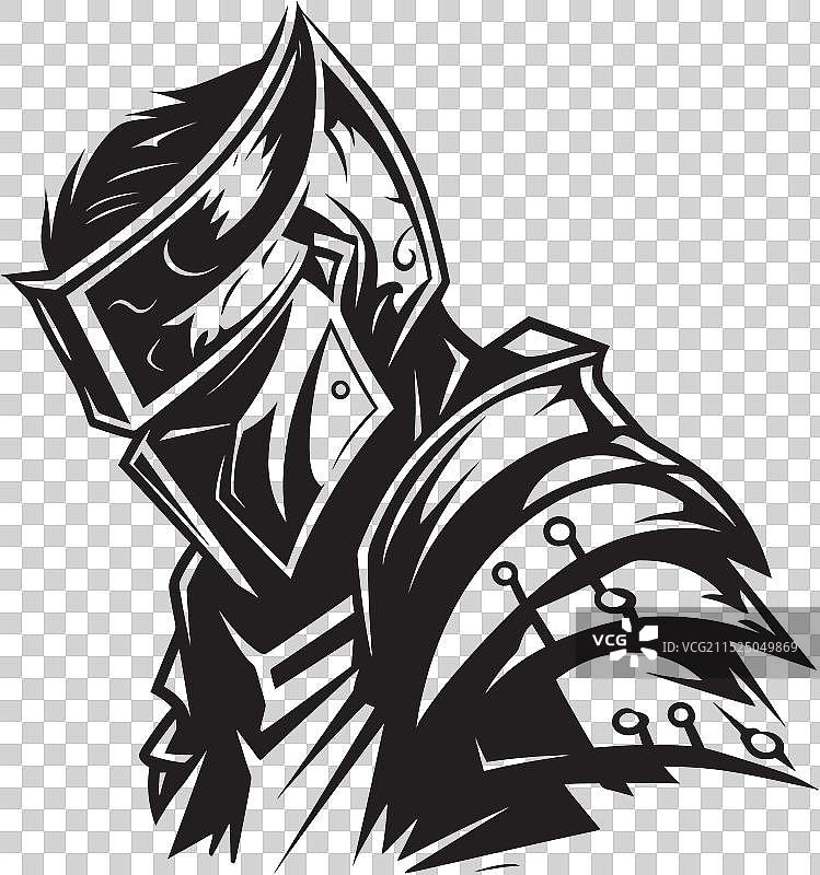 黑色哀悼骑士图片素材