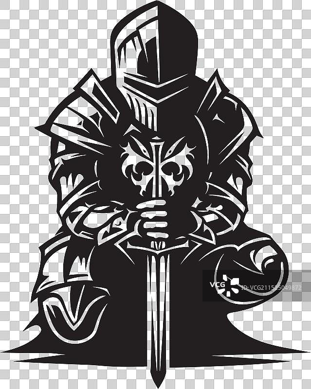 遗憾骑士陨落黑色悲伤骑士图片素材